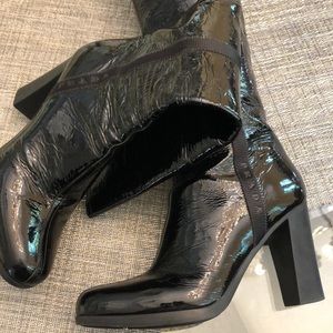 Prada design boots hi heels
